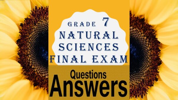 grade 7 natural sciences final exam 22 pages 18 questions answers