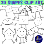 2D Shapes Clip Art | Made By Teachers
