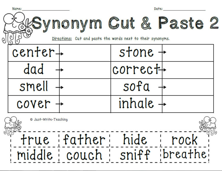 Synonyms and Antonyms Activity Pack (8 activities) Made By Teachers