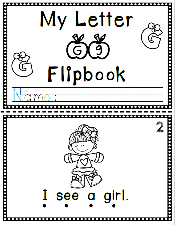 My Letter G Flip Book (Flipbook) - Alphabet Activities