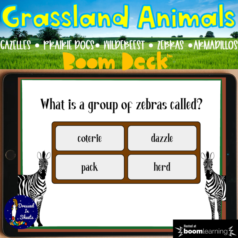Grassland Animals Facts and Quiz Made By Teachers