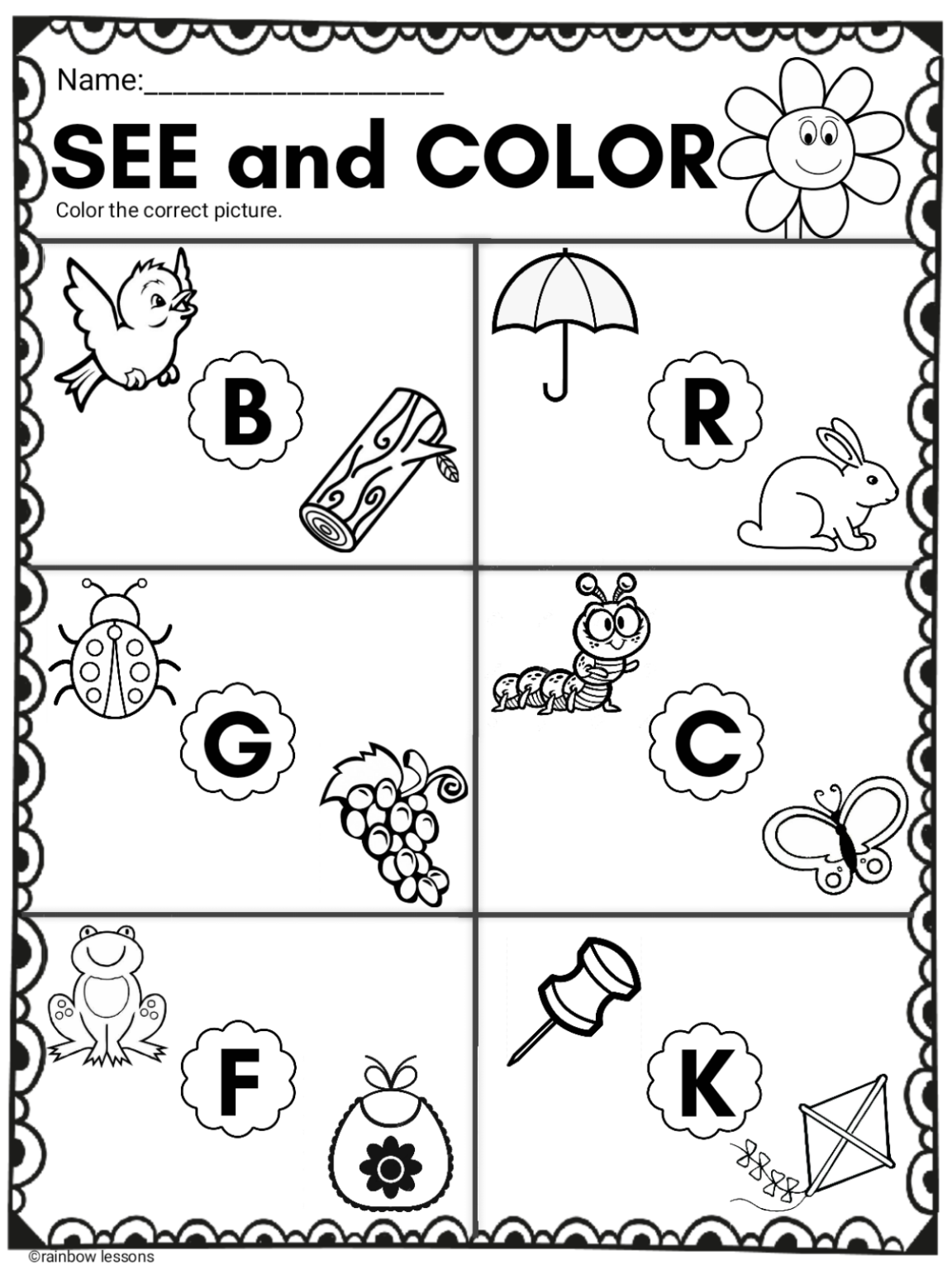 Spring Letters Worksheets - Made By Teachers