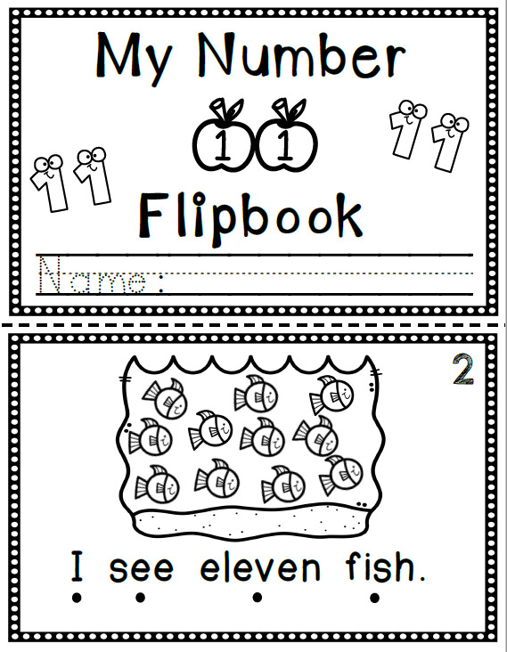 My Number 11 Flip Book (Flipbook)