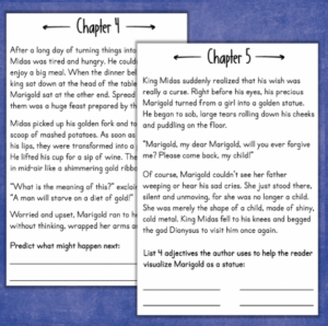 KING MIDAS & THE GOLDEN TOUCH Comprehension - Made By Teachers