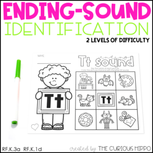 Ending Sound Worksheets