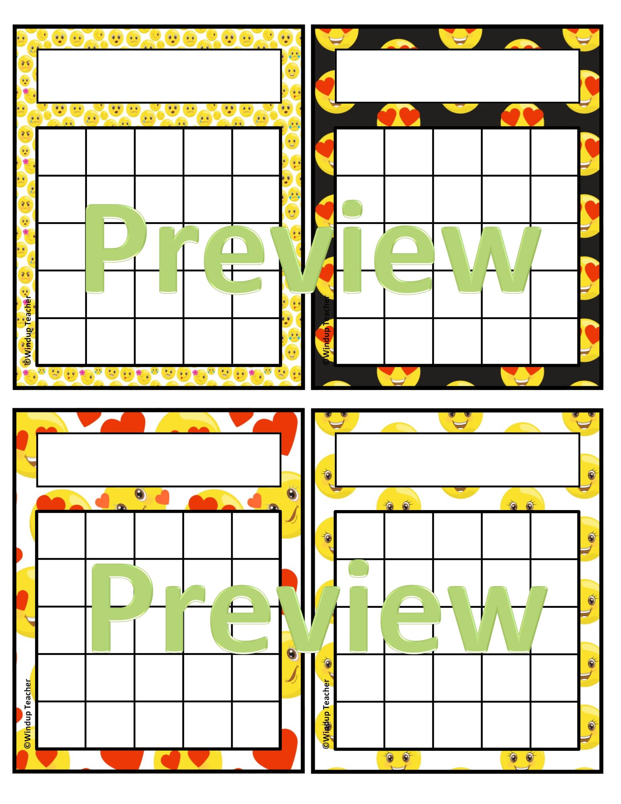 Fun Smiley Sticker Charts | Made By Teachers