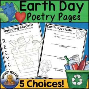 Earth Day Poetry Activity Sheets