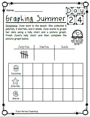Summer Math Packet (First Grade Review) - Made By Teachers