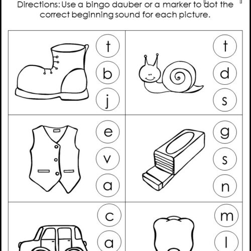 10 beginning sounds printable phonics worksheets made by teachers