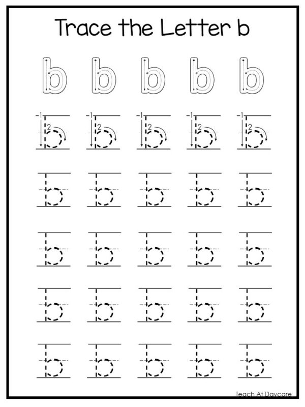 40 No Prep b and d Letter Reversal Worksheets - Made By Teachers