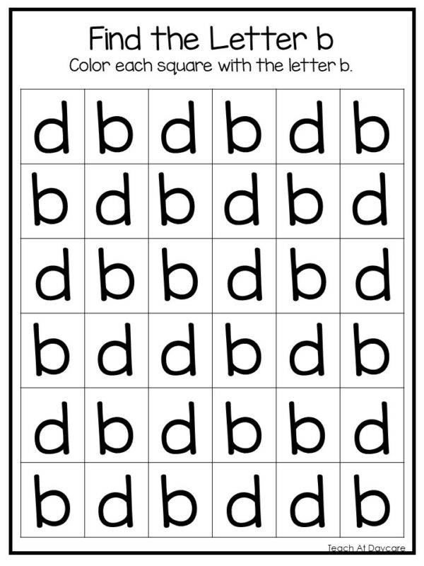 B And D Worksheet