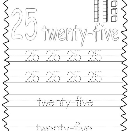 10 printable numbers 21 30 tracing worksheets made by teachers
