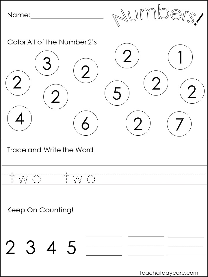 40 printable numbers 1 20 practice worksheets made by teachers