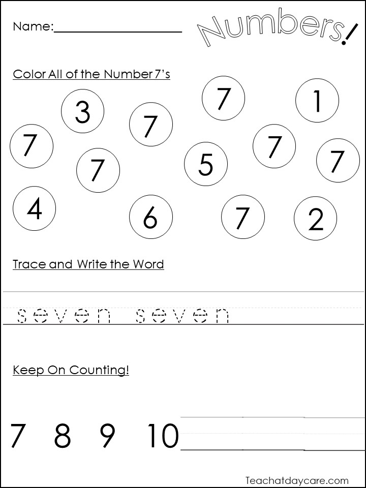 40 printable numbers 1 20 practice worksheets made by teachers