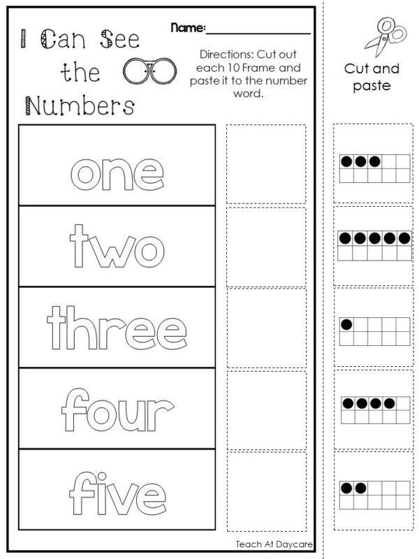 21 Subitizing Numbers Ice Cream Scoops Worksheets. - Made By Teachers