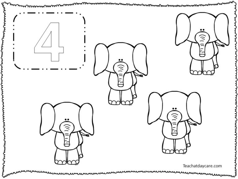 20 Printable Numbers 1-20 Counting and Color Works | Made By Teachers