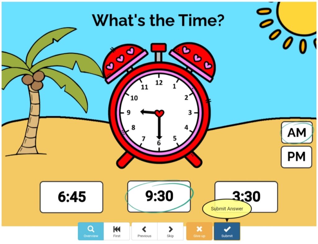 Telling Time Game Telling Time Boom cards Made By Teachers
