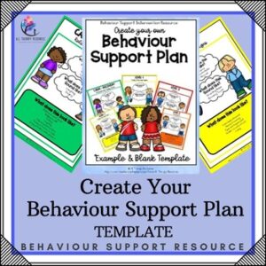 Create your own Behavior Support Plan - Emotional - Made By Teachers
