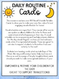 Daily Routine Cards - Visual Schedule Cards | Made By Teachers