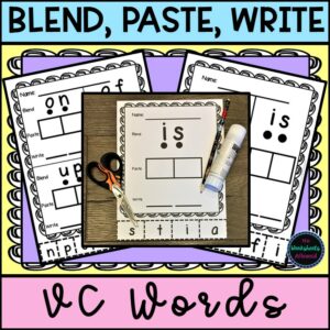 VC Words Printable Worksheets