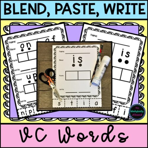 VC Words Blending & Segmenting Activity Made By Teachers