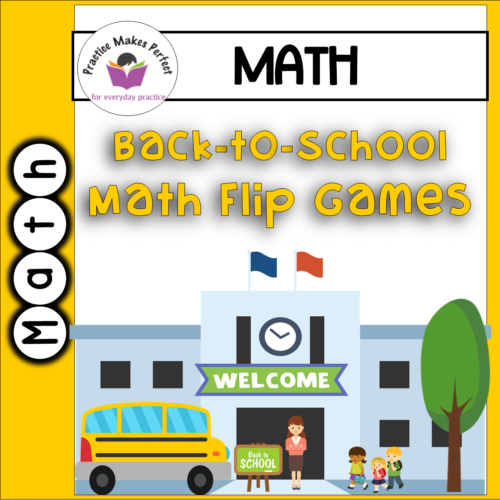 BacktoSchool Differentiated Math Flip Games Made By Teachers