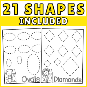 Shape Tracing Preschool - Made By Teachers