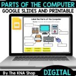 Parts of the Computer Printable and Google Slides - Made By Teachers