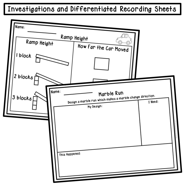 Push and Pull Science Packet Made By Teachers
