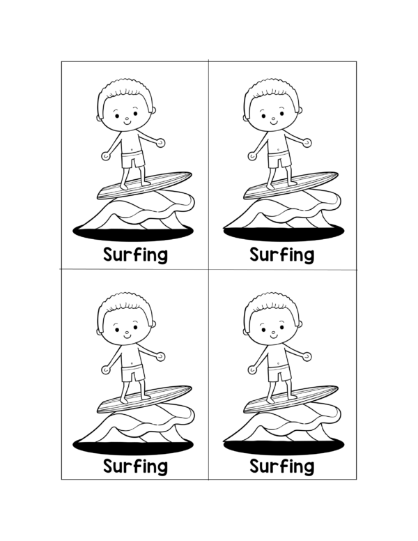 Summer Seasonal Fun Go Fish Game - Themed Game - Made By Teachers