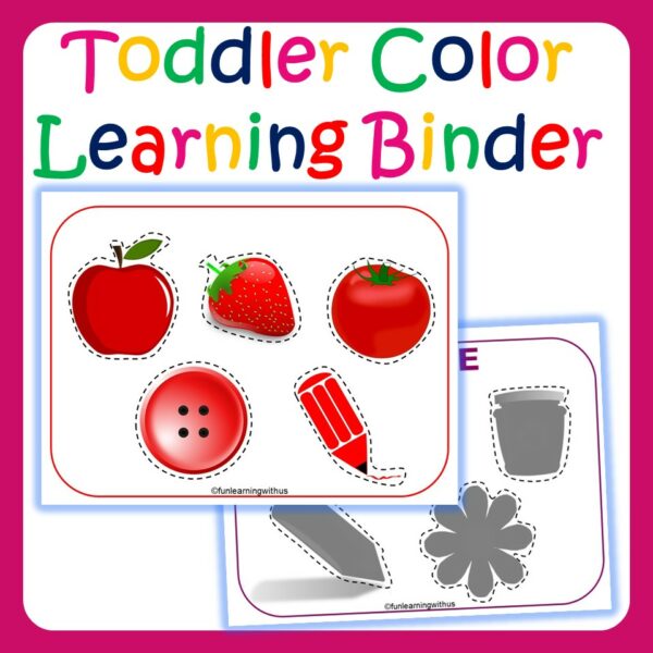 Toddler Color Learning Binder Color Theme Made By Teachers