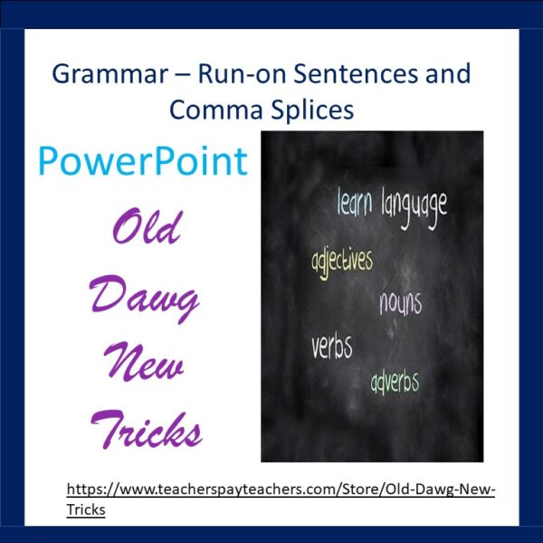 Runon Sentences and Comma Splices PowerPoint Made By Teachers