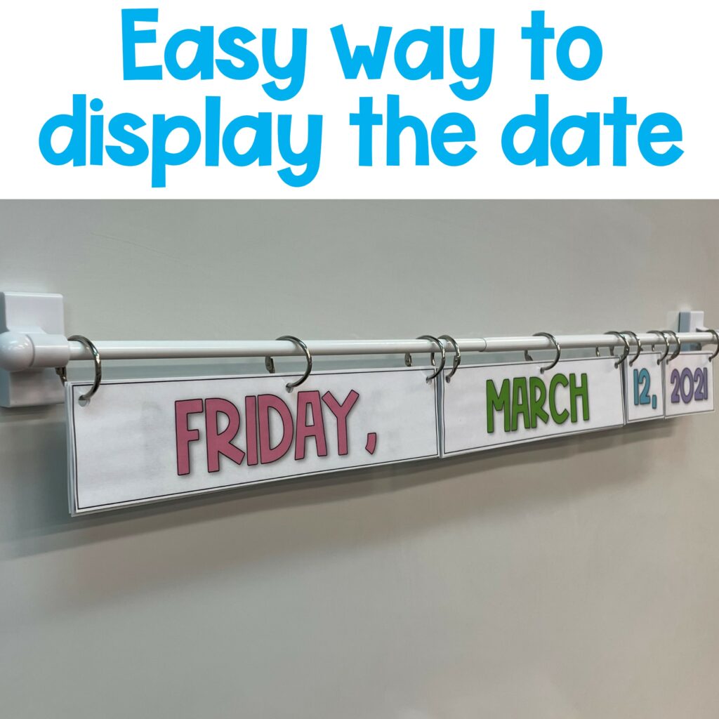 Daily Flip Calendar Cards Whiteboard 2021-2031 | Made By Teachers