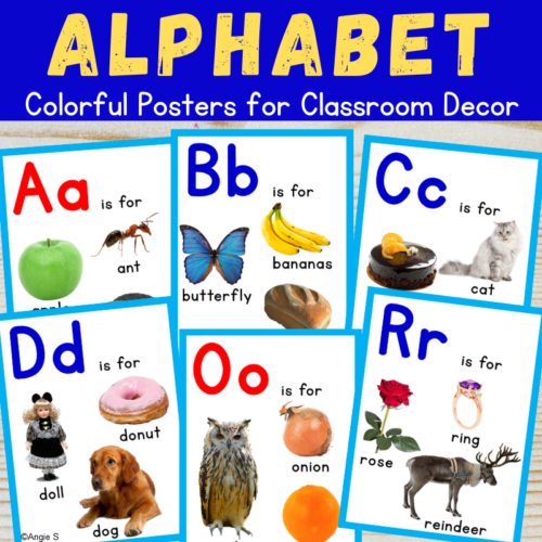 Alphabet Posters for Classroom Decor | Made By Teachers