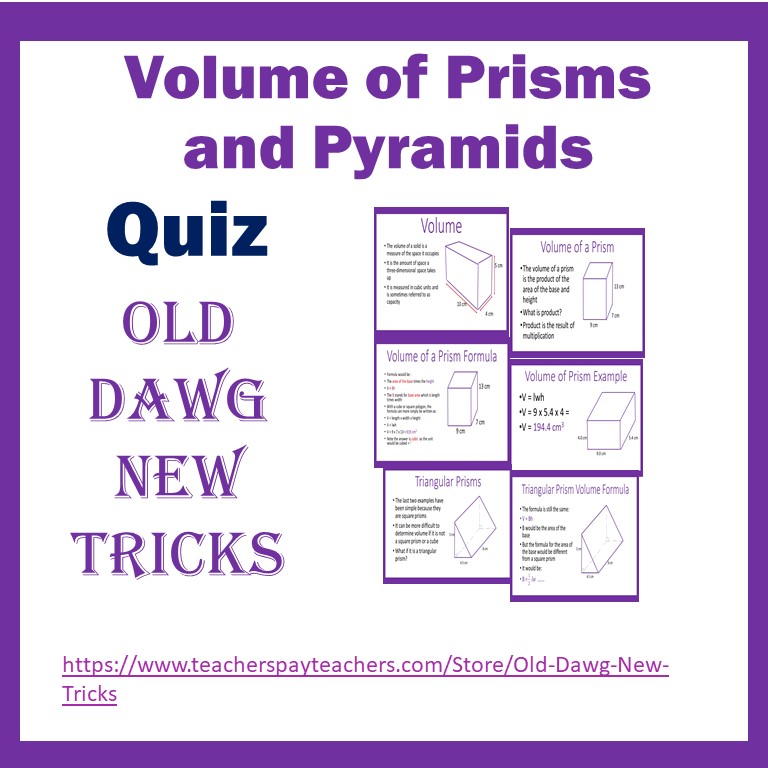 Volume of Prisms and Pyramids Bundle Made By Teachers