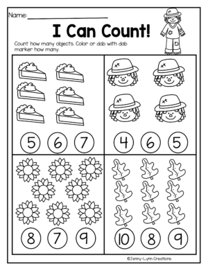 October Pre K Math Pre-K October Math & Literacy - Made By Teachers