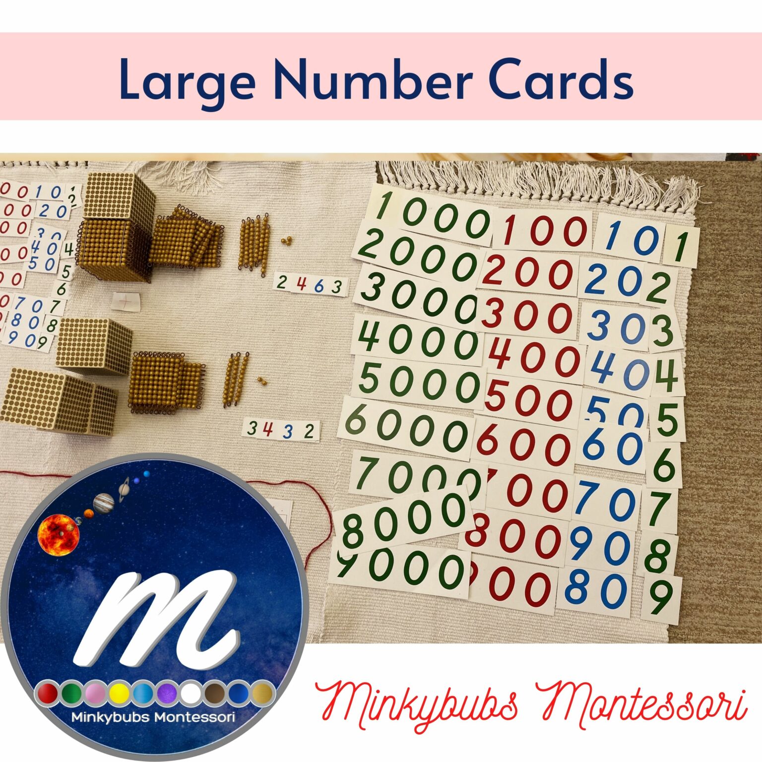 Large Number Cards - Print and Go! | Made By Teachers