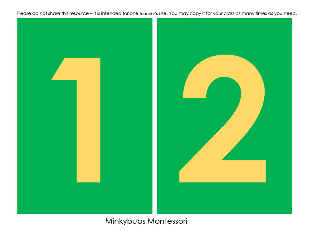 Sandpaper Numbers Numerals Print and Go! Made By Teachers