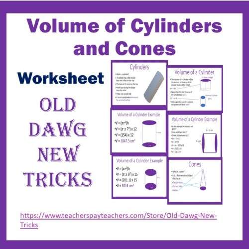 Surface Area of Cylinders and Cones Google Slides | Made By Teachers