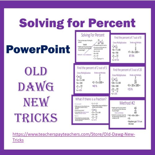 Solving for Percent Bundle | Made By Teachers