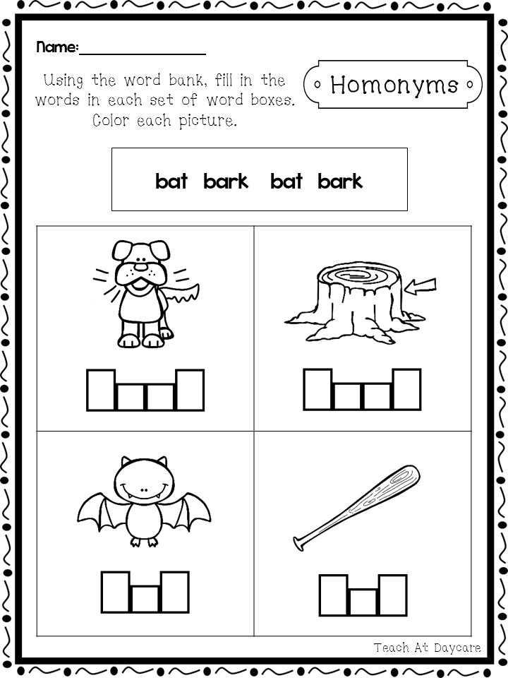 10 homonyms and homophones box write worksheets made by teachers