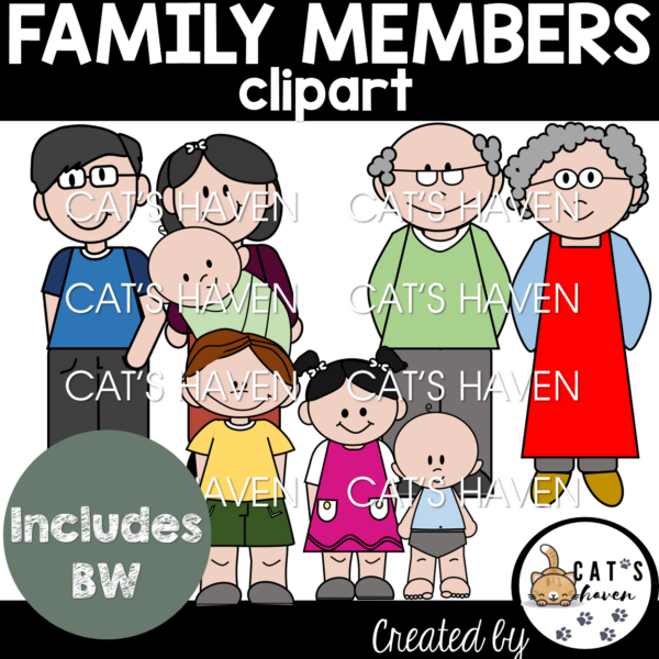 Family Members Clip Arts