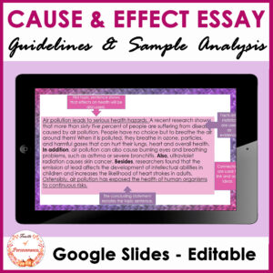 Cause and Effect Essay Writing Guidelines & Sample