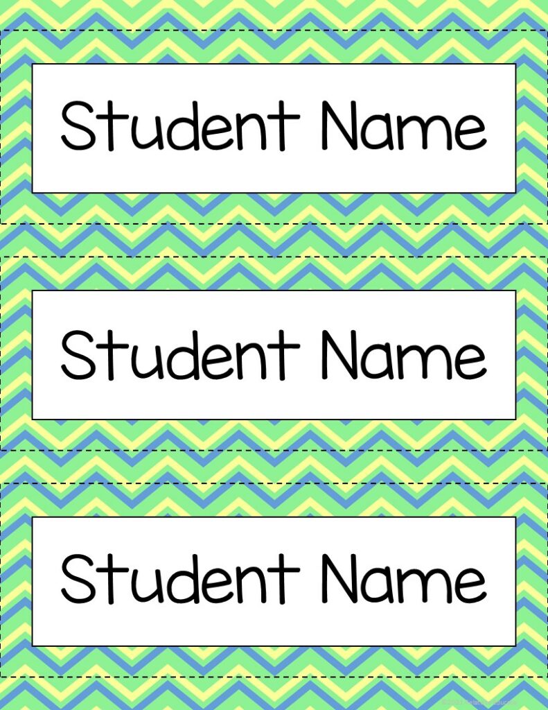 Dinosaur Editable Printable Table Name Tags 3x8.5 | Made By Teachers