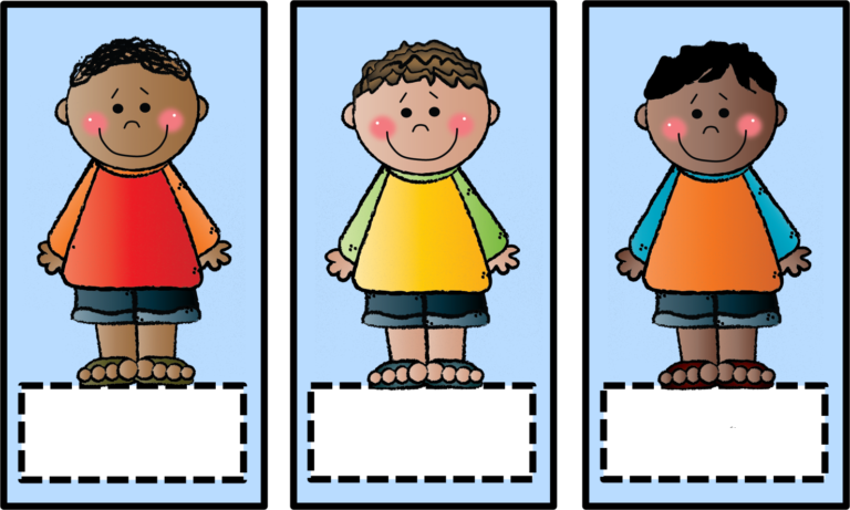Kids Cut Outs - Name Labels - Name Tags | Made By Teachers