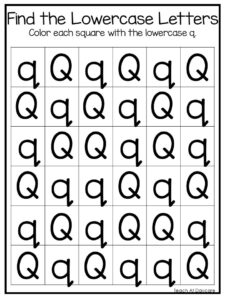 26 Find the Lowercase Letters Worksheets. Preschoo - Made By Teachers