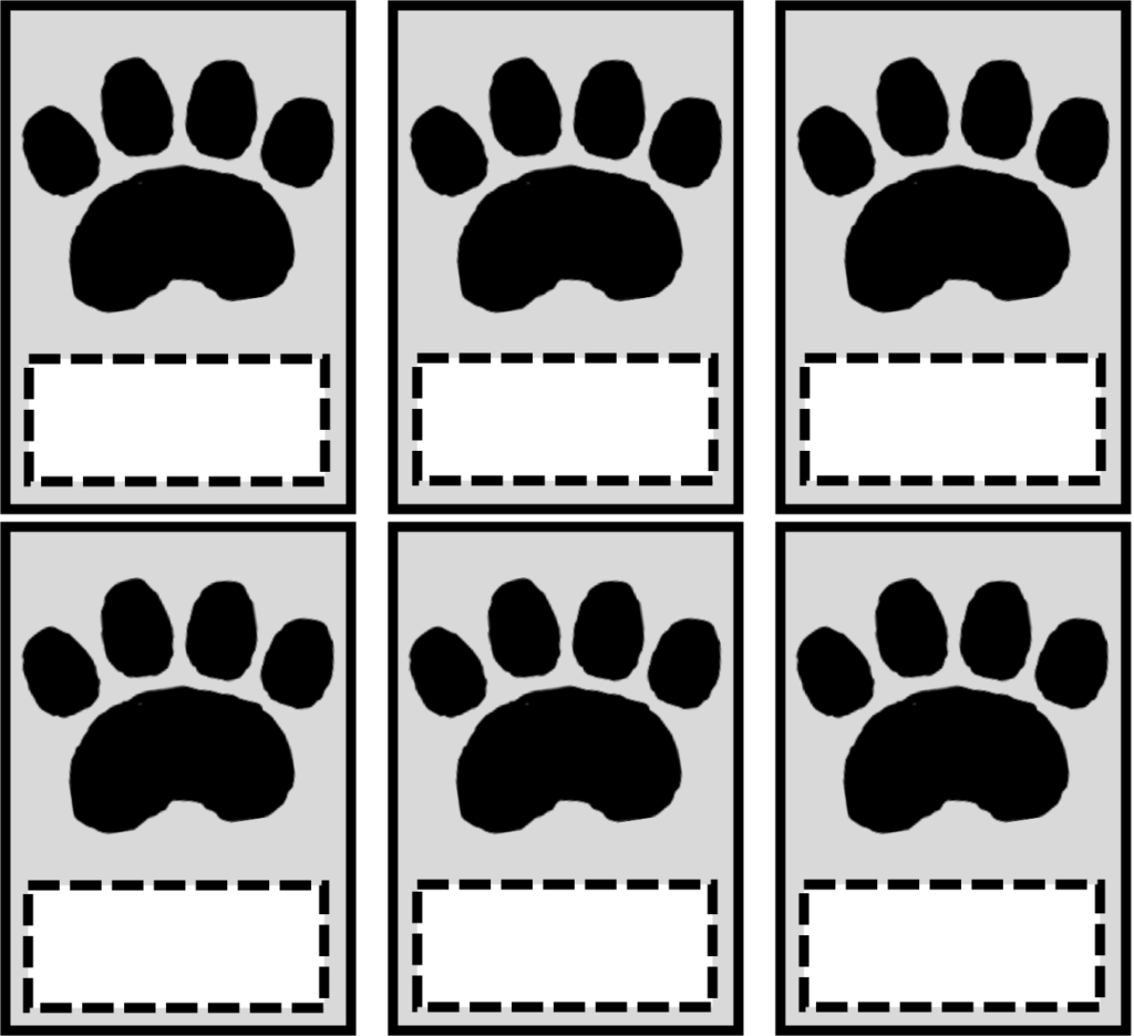 Paw Print Bulletin Board Set, to our Room Made By Teachers