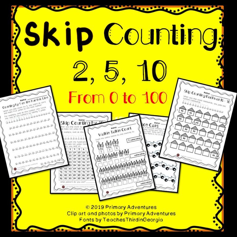 Skip Counting 2s, 5s, and 10s for 2nd Grade Math! Made By Teachers