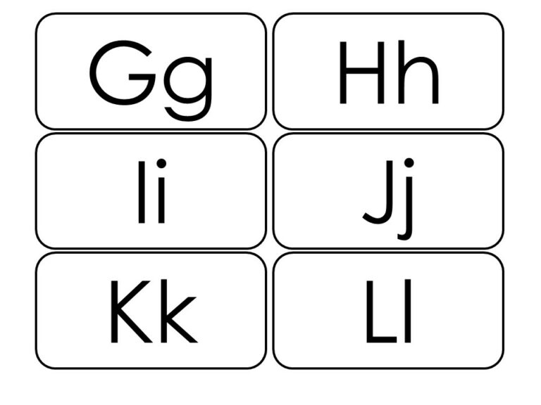 26 Black and White Alphabet Flashcards. | Made By Teachers