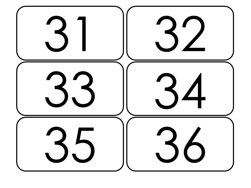 101 numbers 1 100 flashcards preschool 3rd grade made by teachers